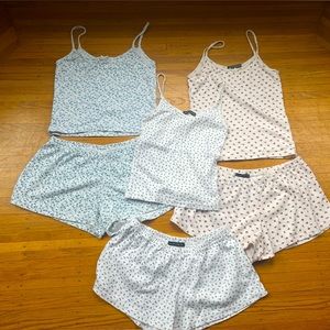 Brandy Melville floral short/tank sets